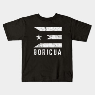 Yo Soy Boricua Puerto Rico Black Flag Kids T-Shirt